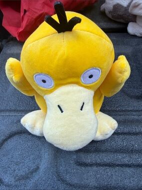 Pokemon Yellow Psyduck Plush Bird Toy